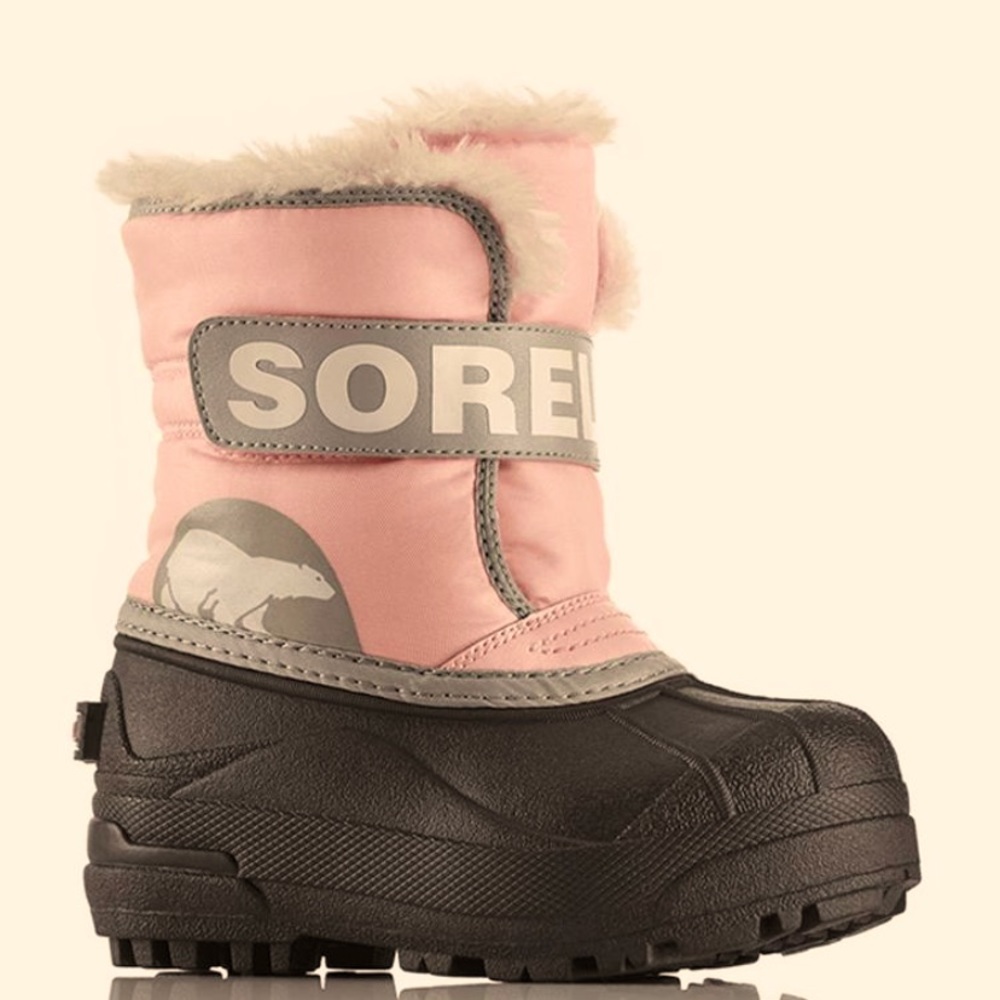 ****NIB****  Sorel pink snow commander boots
